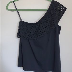 Loft One Shoulder Top. Size S